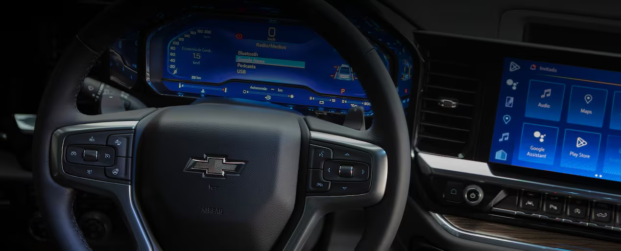 PANTALLA DE INFO-ENTRETENIMIENTO CON TECNOLOGÍA GOOGLE INTEGRADA - Concesionario Chevrolet en Colombia | Vehículos Nuevos y Usados | Continautos