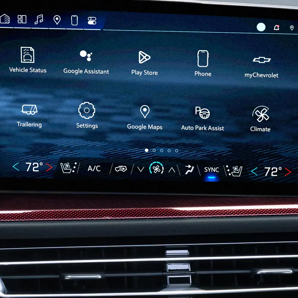 Climatizador digital de tres zonas - Concesionario Chevrolet en Colombia | Vehículos Nuevos y Usados | Continautos