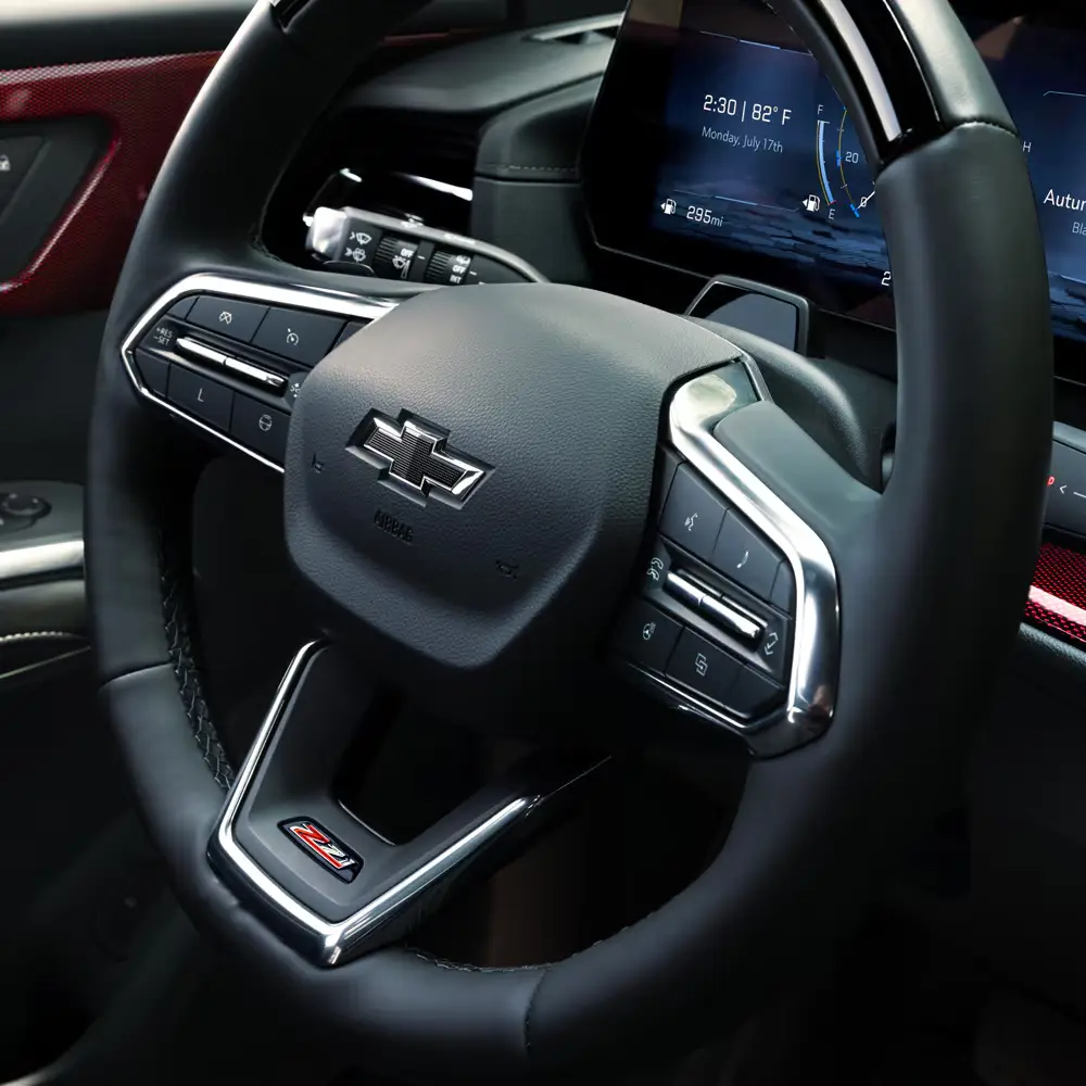 Volante forrado en ecocuero y calefaccionado. - Concesionario Chevrolet en Colombia | Vehículos Nuevos y Usados | Continautos