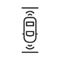Sensor de estacionamiento trasero y delantero
